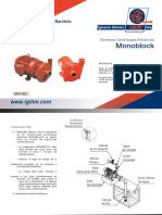 Manual Bombas Monoblock PDF