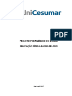 PPC de Educacao Fisica Bacharelado Mga 271017 PDF