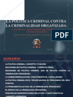 Clase N°1 Politica Criminal y Criminalidad Organizad - Dr. Prado