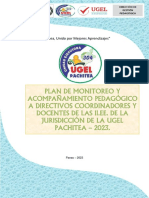 Plan de Monitoreo y Acompañamiento Pedagógico AGP 2023