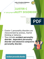 Personality Disorders (Cluster C)