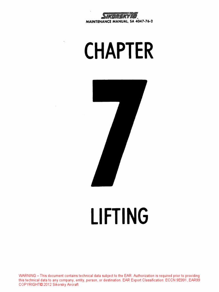 S76A AMM Chapter 07 | PDF | Landing Gear | Helicopter Rotor