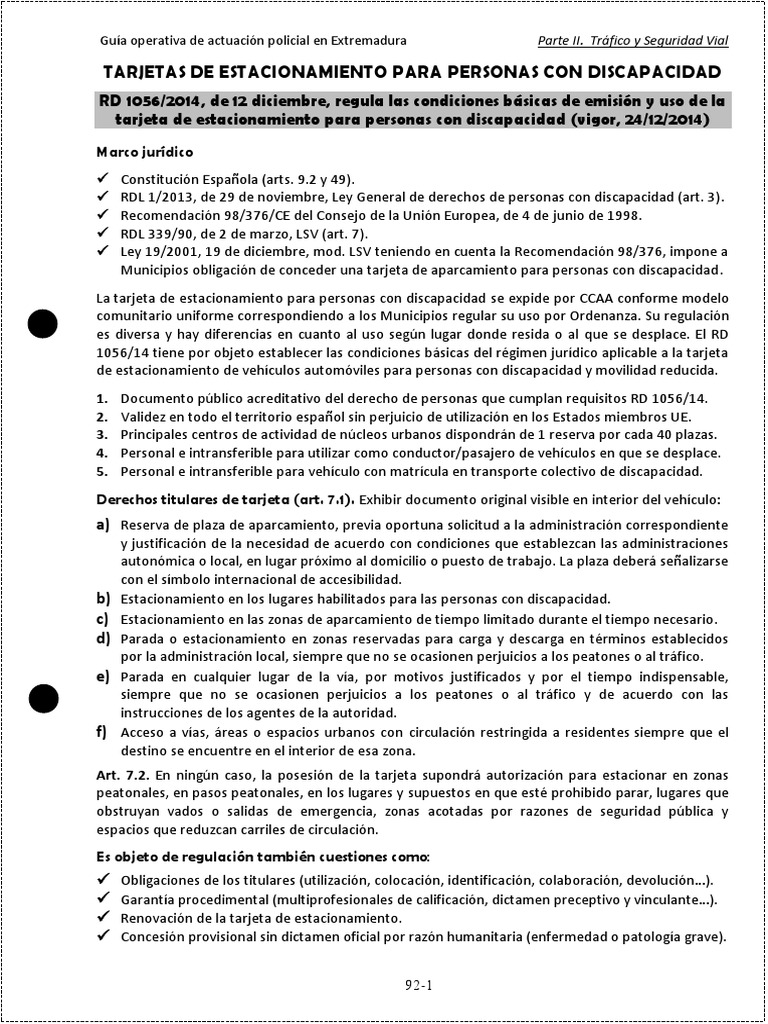 Tarjetas discapacidad 92 1 pdf peatonal
