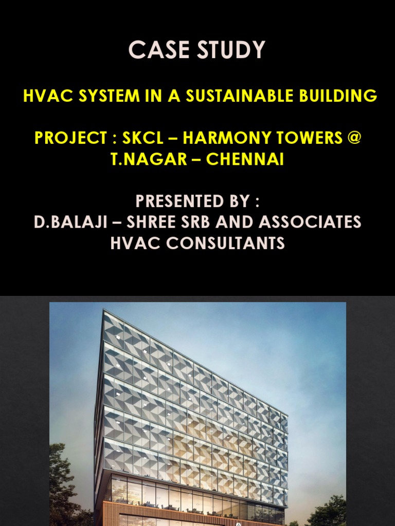 Case Study of Hvac System in A Sustainable Building PDF PDF
