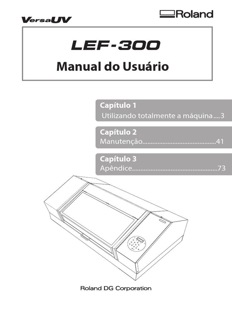 LEF 300 UserManual Portuguese PDF Impressão Programas