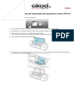 Troca cabeça impressão Canon iPF710 menos