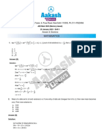 JEE Main 2023 Math 25 Jan Shift 1 QP