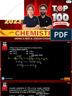 (Jee 2023 - Chemistry) - (Top 100 Problems) PDF