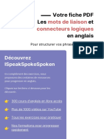 Les Mots de Liaison Et Connecteurs Logique