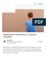 Homeopathy For Mental Illness in Children PDF