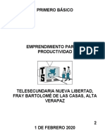 Emprendimieno 1ero Telesecundaria