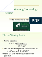 Electro-Winning Technology Review