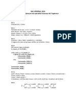 Bac 2023 SI - Corrigé - Jour 2