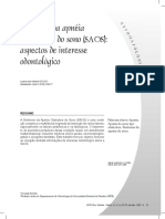 SAOS: aspectos odontológicos da síndrome da apnéia obstrutiva do sono