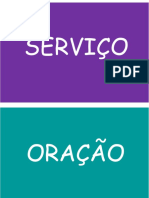 Serviço, oração e união em Cristo