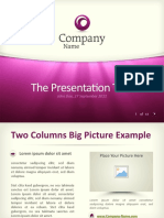 Presentation Big Picture Examples