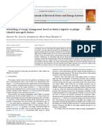 Scheduling of Energy Management Based On Battery Logistics in Pelagic Islanded Microgrid Clusters