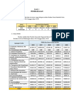 Data PDRB Dan Investasi