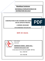 Note de Calcul Chambre Des Vannes MBZ 04-02-2023 PDF