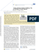 Molecular Dynamics Study of Kinetic Hydrate Inhibitors: The Optimal Inhibitor Size and E Ffect of Guest Species