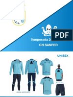 Ropa club temporada 2022/2023 CN Sanfer
