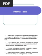 ABAP Internal Table