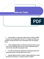 ABAP Internal Table