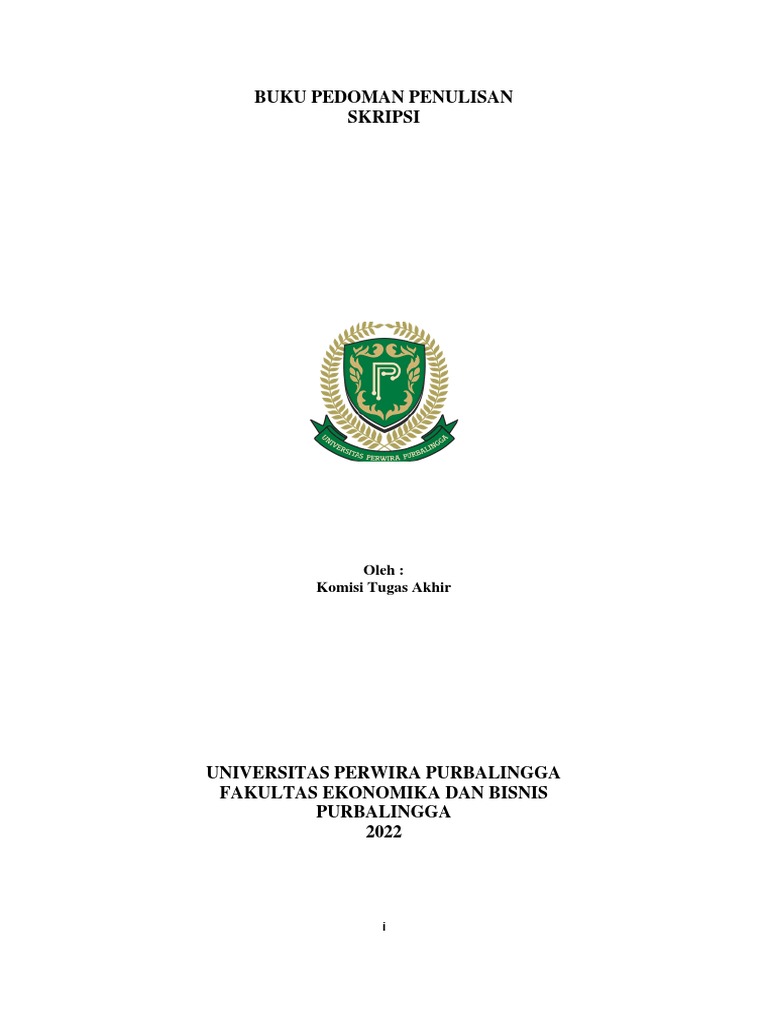 Buku Pedoman Penulisan Skripsi | PDF | Seni | Komputer