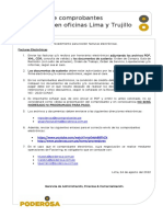 Comunicado para Realizar Negociaciones Via Factoring o Confirming