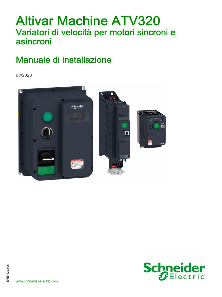 ATV320_Installation_manual_IT_NVE41293_06 | PDF