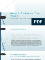 Batería de Aptitudes de TEA (BAT 7