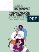 Promoción de Salud Mental y Prevención Del Suicidio PDF