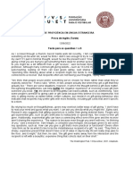 Prova e Gabarito Tarde - Inglês USP 2022 PDF