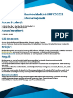 INFORMARE ACCES UMF Official PDF