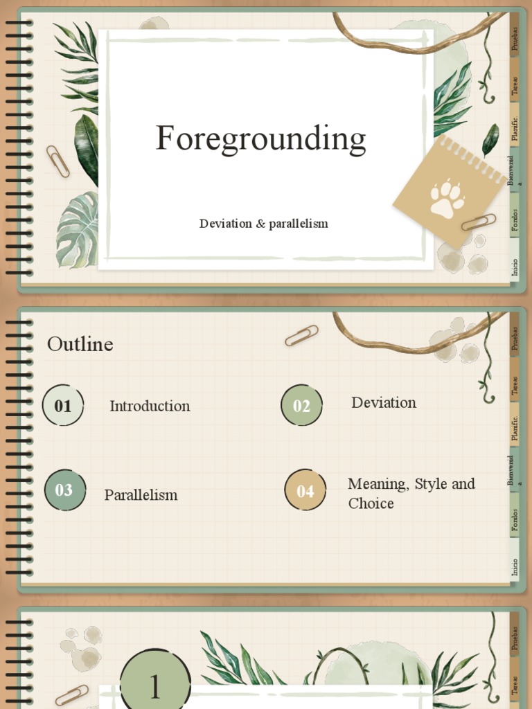Picture of Foregrounding | PDF | Lexicon | Linguistics