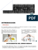 Error Medico y La Seguridad Del Paciente