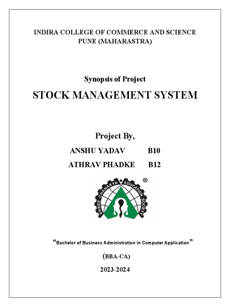 Stock Management System | PDF | Databases | Password