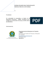 Governo Confirma Reunião para Tratar Reajuste Emergencial para Dia 10 de Março PDF