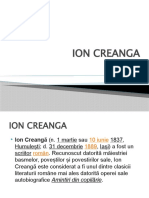 Proiect Ion Creanga