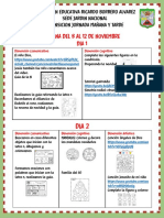 Actividades Semana 8-13 de Noviembre