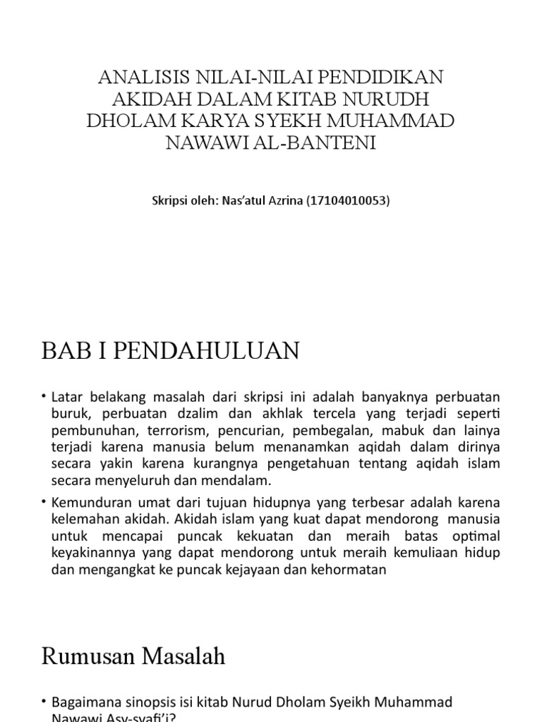 Munaqosyah Pdf