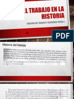 El Trabajo en La Historia Presentación PDF