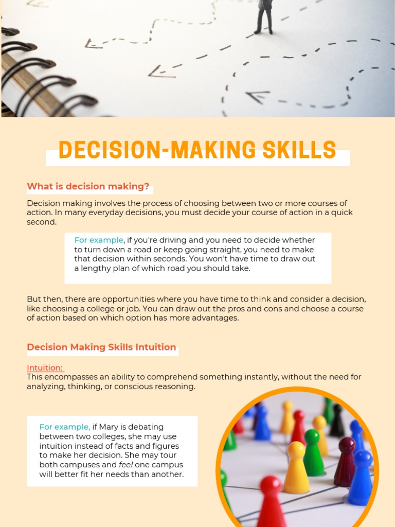 5.07) Decision Making Skills PDF Decision Making Intuition