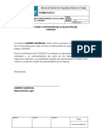 Convocatoria A Participar de La Elección de Comité de Convivencia Laboral