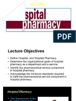 Hospital Pharmacy Intro
