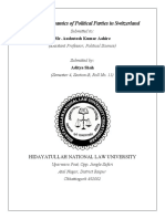 Changing Dynamics of Political Parties in Switzerland