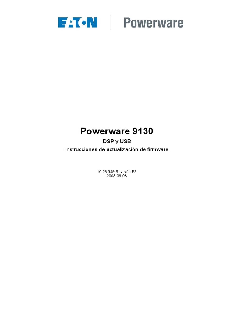 Rev P3 - 9130 Firmware Upgrade Guide | PDF | Microsoft Windows | USB