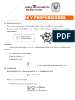 Razones y Proporciones