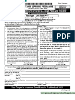 #09 Unit Test 07 Paper 25-10-2020 PDF