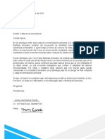 Carta de Recomendacion Personal PDF